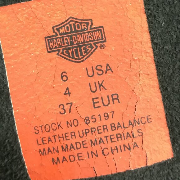 NWT Harley-Davidson After Riding Leather Heeled Moto Boots NWOB Women's 6 - Picture 7 of 8